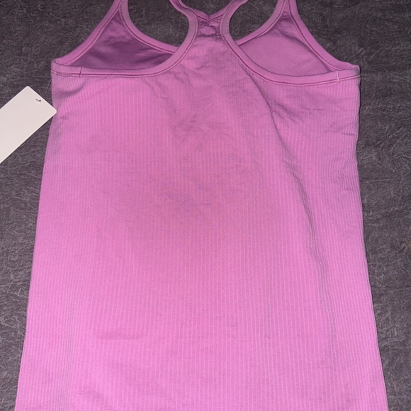 NWT Lululemon Ebb to Street Tank Dahlia Mauve Size 12 - Picture 3 of 4
